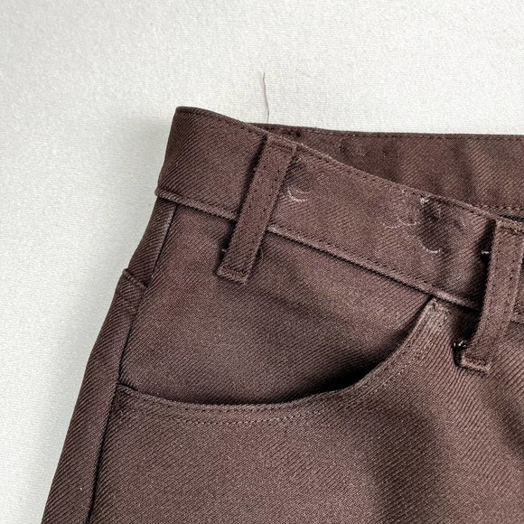 Vintage Levis Sta-Prest Pants Mens 36 Brown Straight Dress Slacks Made USA 90s - Picture 3 of 15